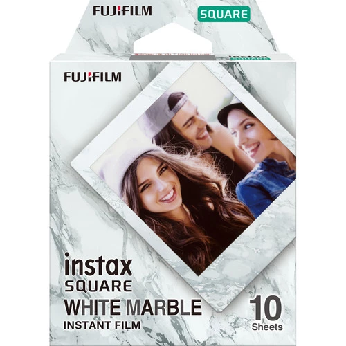 Fujifilm Instax Paper Square White Marble 10 Sheet
